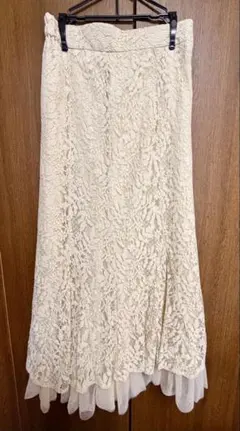 レースデザイン ロングスカート Mサイズ