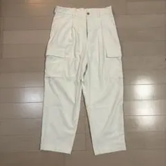 TAKEO KIKUCHI ホワイトカーゴパンツ