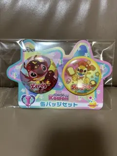 Happyくじ Stitch Colorful Kawaii 缶バッジセット