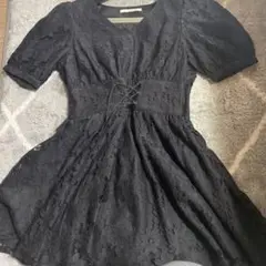 【merry Jenny】黒レース、ワンピースのサムネイル