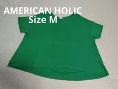 アメリカンホリック ショートスリーブ トップス Mサイズ 綿100% 無地