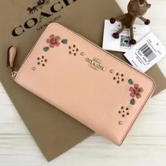 ★ 百貨店品！上質レザー 折り財布 新品　COACH　コーチ 長財布