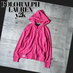 POLO RALPH LAUREN パーカー 短丈 ukドリル drip y2k