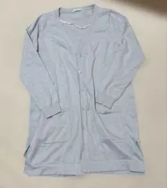 WILLSELECTION 長袖　ロングカーディガン ライトブルー M