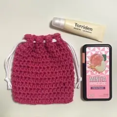 ⭐︎ハンドメイド⭐︎ ミニ 巾着 ピンク