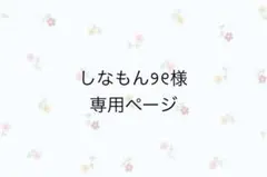 しなもん୨୧様　専用ページ