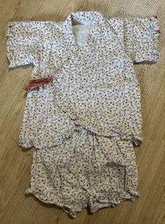 甚平 女の子 花柄コットン90cm
