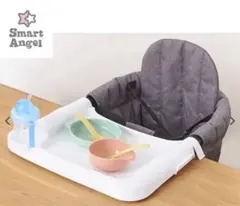 背もたれ付きテーブルチェア テーブルセット　グレーのサムネイル