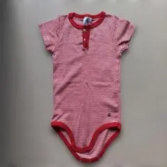 PETIT BATEAU ボーダー ロンパース 81cmのサムネイル