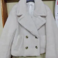 SNIDEL アイボリー ボアジャケット