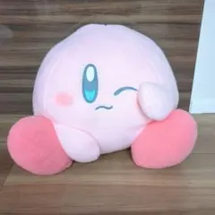 星のカービィ　羊毛フェルト風超BIGぬいぐるみ　（うとうと）