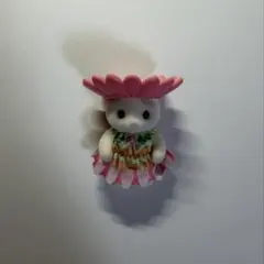 シルバニアファミリー ラテネコの赤ちゃんと花かんむり