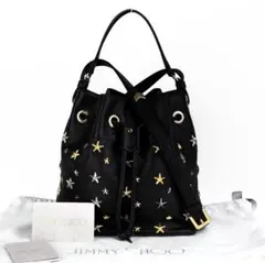 JIMMY CHOO ジミーチュウ JUNO ジュノ ドローストリングバッグ