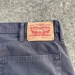【Levi’s 511】 コットンパンツ チノパン ブラック W38 L32のサムネイル