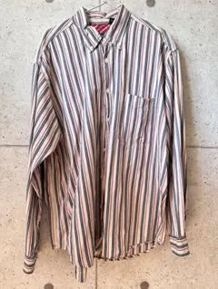 IZOD ストライプ 長袖シャツ　秋服