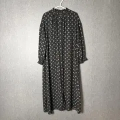 GLOBAL WORK グローバルワーク 幾何学模様 長袖シャツワンピース　春夏