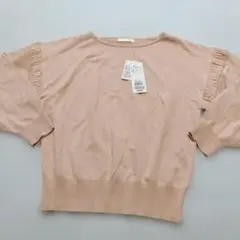 値下げ新品 アクアガール ピンク 春カットソー М