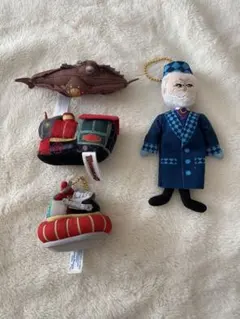 【4つセット】ディズニーランド&シー　ぬいぐるみチャーム