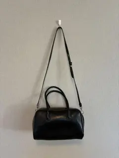 ZARA 2way ミニボストンバッグ ショルダーバッグ ブラック