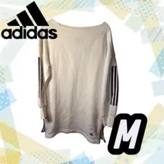 adidas オーバーサイズ スウェット ホワイト