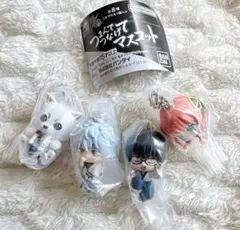 ガチャ　銀魂　つまんでつなげてマスコット　4つセット