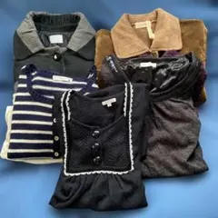 [おまとめ C] レディース　オーバーコート　チュニック等5点まとめ売り♪