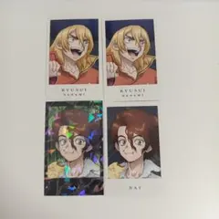 Dr.STONE 七海龍水saiポストカード 缶バッジ イラストカードセット