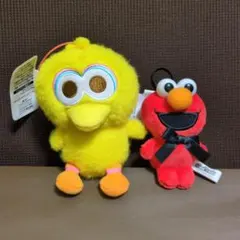 セサミストリート マスコット 2点セット エルモ ビッグバード