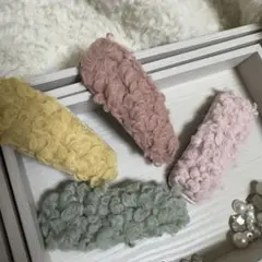 即購入不可⋈モコモココーナー85可愛いモコモコパッチンピン4点7.5cm高品質