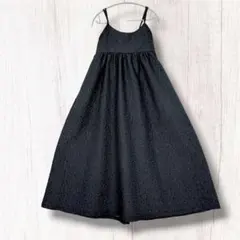 아름다움 실루엣 GRL 양각 플로랄 플레어 캐미 원피스 블랙 gc191 F