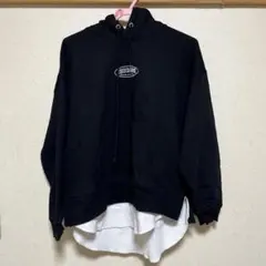 RODEOCROWNS ブラック フード　パーカー　匿名配送