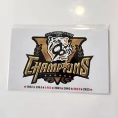 阪神タイガース セ・リーグ 優勝記念 カーステッカー 2025年