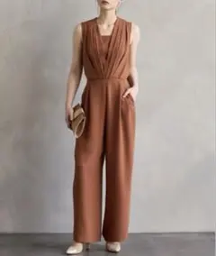 AIMER ストレートパンツオールインワン パンツドレスのサムネイル