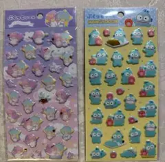 サンリオ　ぷくっとシール キキララ ハンギョドン