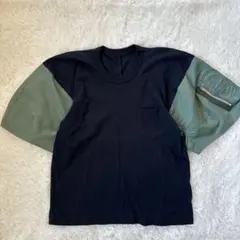 sacai Nylon Twill Cotton Jersey Tシャツ 3のサムネイル