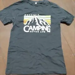 【未使用】山とキャンプ Tシャツ 140