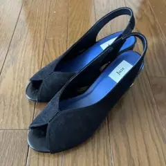 Juze サンダル ブラック オープントゥのサムネイル