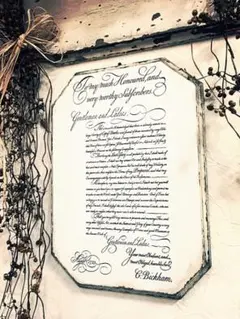 のんのん様専用　エイジングプレート