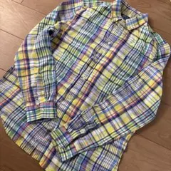 ポロラルフローレン　リネンシャツ　マルチカラー