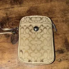 コーチ シガレットケース シグネチャー　ミニポーチ 小物入れ