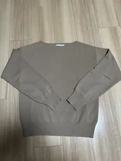 OPAQUE.CLIP ブラウン ニットセーター 長袖