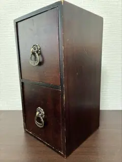 日本の伝統工芸 樺細工 二段小引き出し 小物入れ - メルカリ