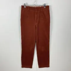 UNIQLO ユニクロ イネス コーデュロイテーパードアンクルパンツ ズボン M