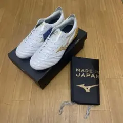 ミズノ モレリアネオIV JAPAN スーパーホワイトパール×ゴールド 25.0