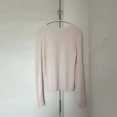 ユニクロ　カシミヤクルーネックセーター　ピンク　Sサイズ
