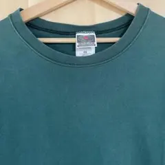 フルーツオブザルーム tシャツ 無地　made in USA グリーン