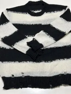 ボーダーニット　Y2K