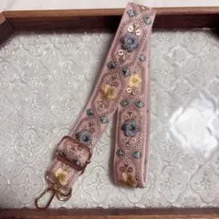 ハンドメイド インド刺繍リボン ショルダーストラップ ⑫