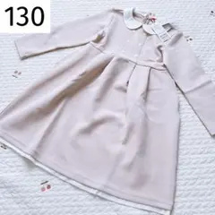 ☆ 新品 130 petit main POLO ポンチワンピース ピンク