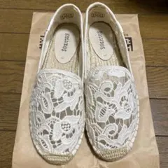 あ*る様 SOLUDOS ソルドス エスパドリーユ チューリップレース 白のサムネイル